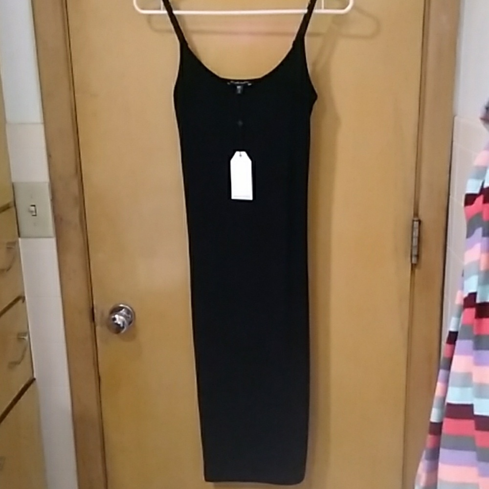NWT Silky smooth long black dress